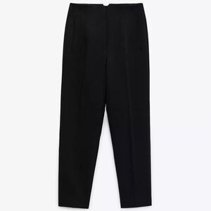 Zara High Waisted Pants (Black)